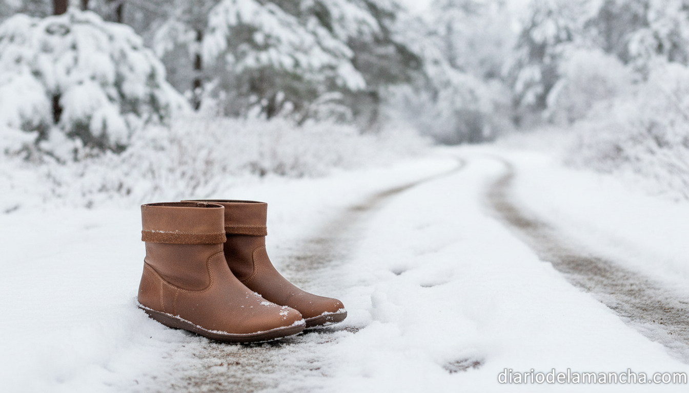 Botas barefoot invierno suela flexible pisada natural nieve