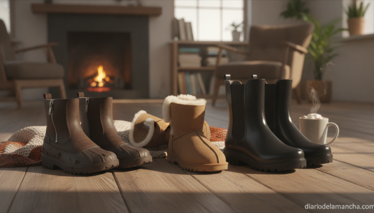 Tres modelos de botas de invierno para mujer: impermeables, estilo UGG y chelsea de agua