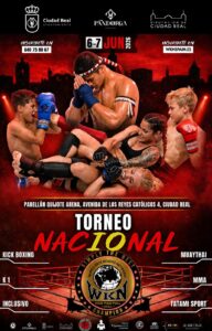 Cartel del Torneo Nacional de deportes de contacto AMM Ciudad Real