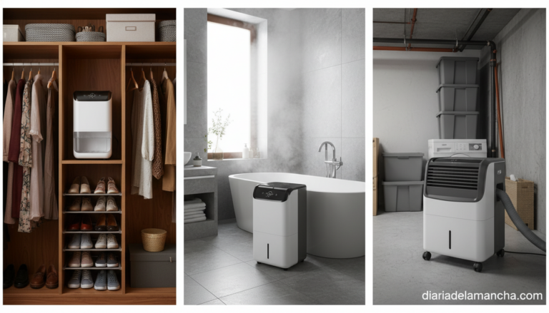 Distintos tipos de deshumidificadores para cada habitación del hogar