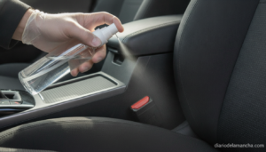 Espray de silicona para mantenimiento del cinturón de seguridad del coche