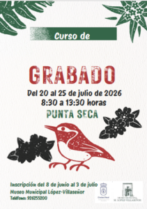 Folleto de los cursos de verano en museos municipales de Ciudad Real 2026