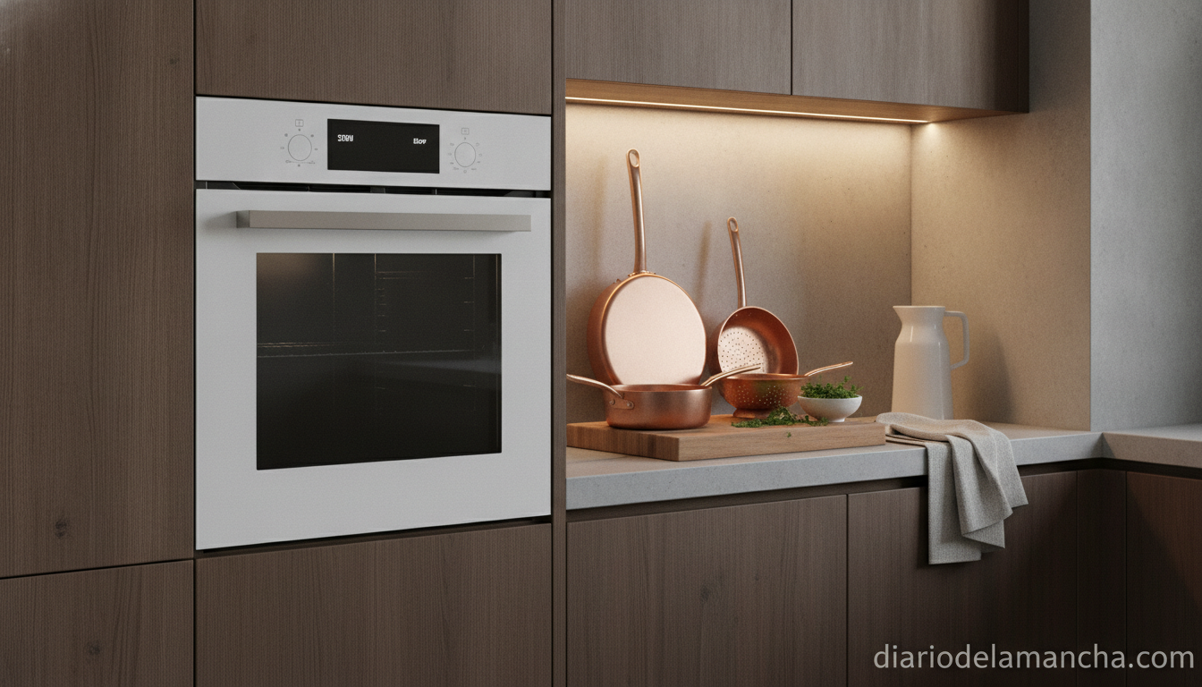 Horno Balay multifunción empotrado en cocina moderna