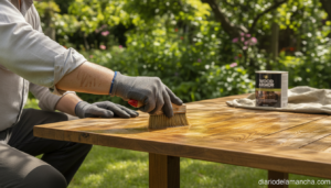 Impermeabilizar madera tratamiento aceite barniz muebles exterior bricolaje