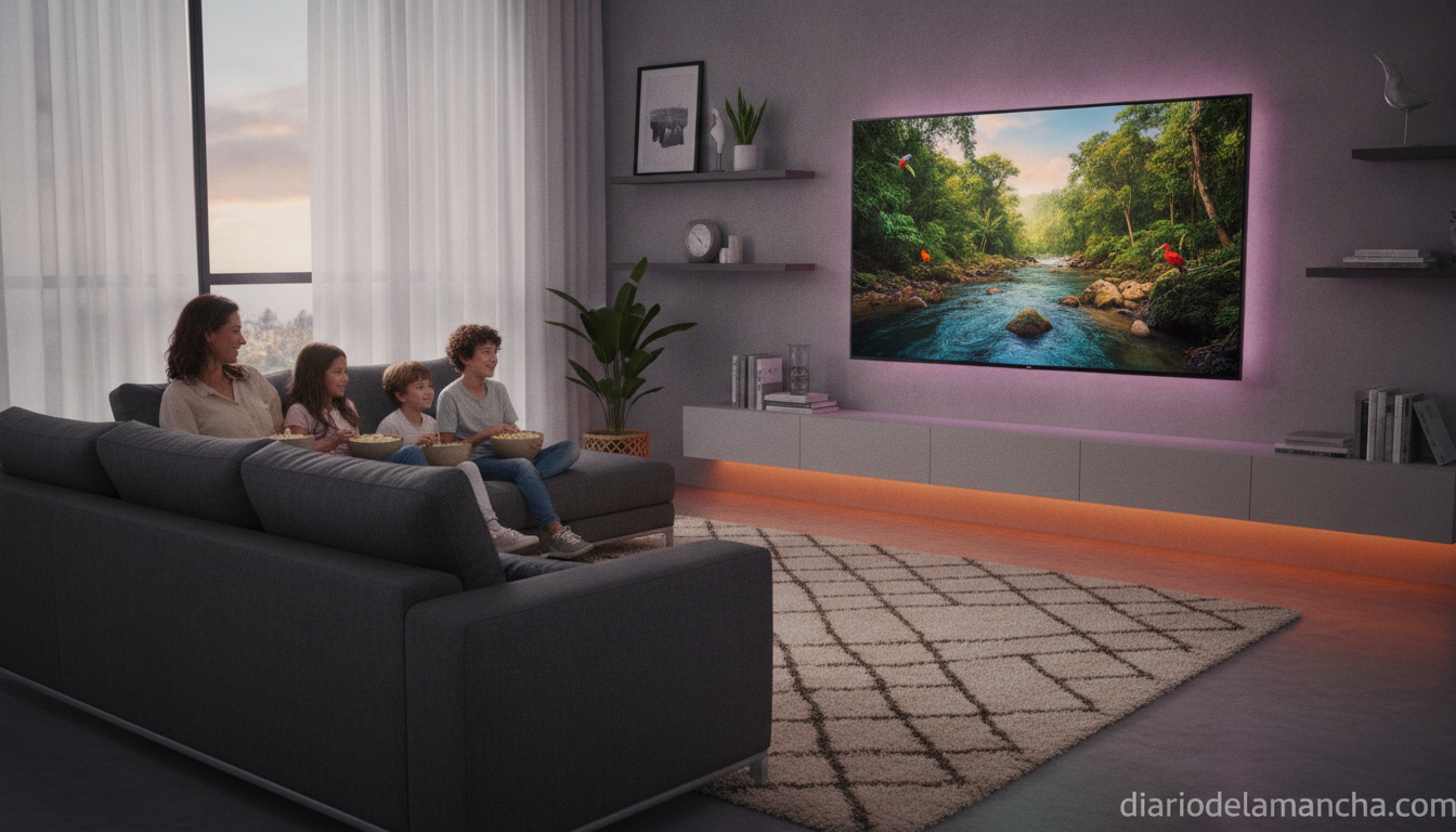 LG 55QNED70 Smart TV 4K salón panel QNED inteligencia artificial