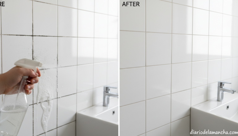 Limpiador moho juntas azulejos baño spray antimoho hogar