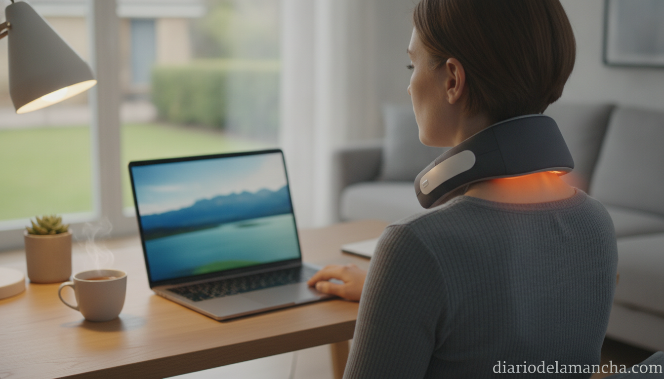 Probando y eligiendo el mejor masajeador de cuello eléctrico que realmente alivia la tensión 1 Masajeador eléctrico de cuello alivia tensión cervical en casa