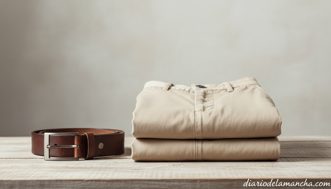 Pantalones chino Dockers de hombre clásicos en color negro, moda atemporal y versátil