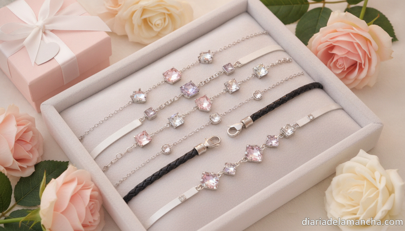 10 pulseras ideales para sorprender en San Valentín 1 Colección de pulseras elegantes para regalar en San Valentín