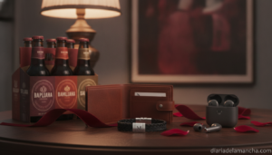 Selección de regalos de San Valentín para hombre: pulsera, cervezas artesanas y cartera
