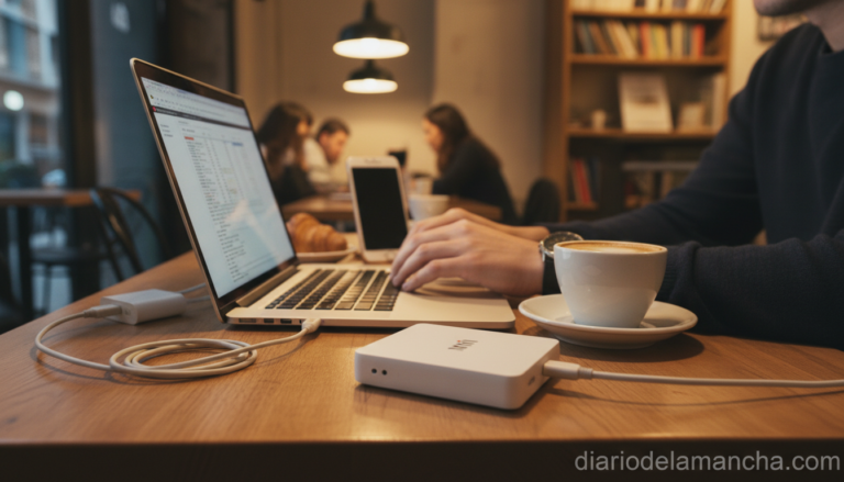 Router MiFi portátil conexión wifi 4G viajes teletrabajo