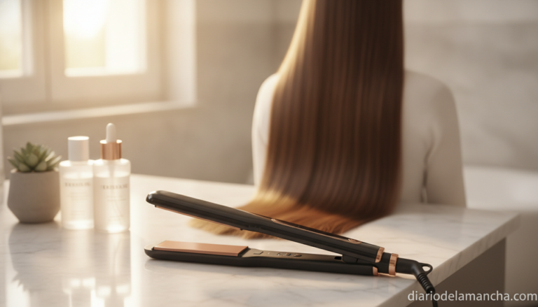 Plancha de pelo Rowenta SF8120 cabello liso y brillante