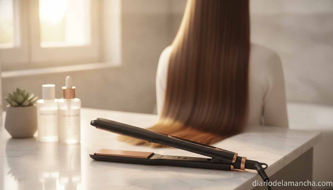 Plancha de pelo Rowenta SF8120 cabello liso y brillante