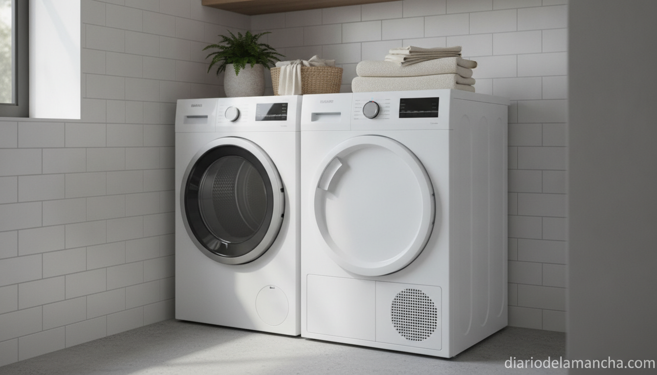 Secadora AEG 8000 AbsoluteCare bomba de calor 9 kg en lavandería