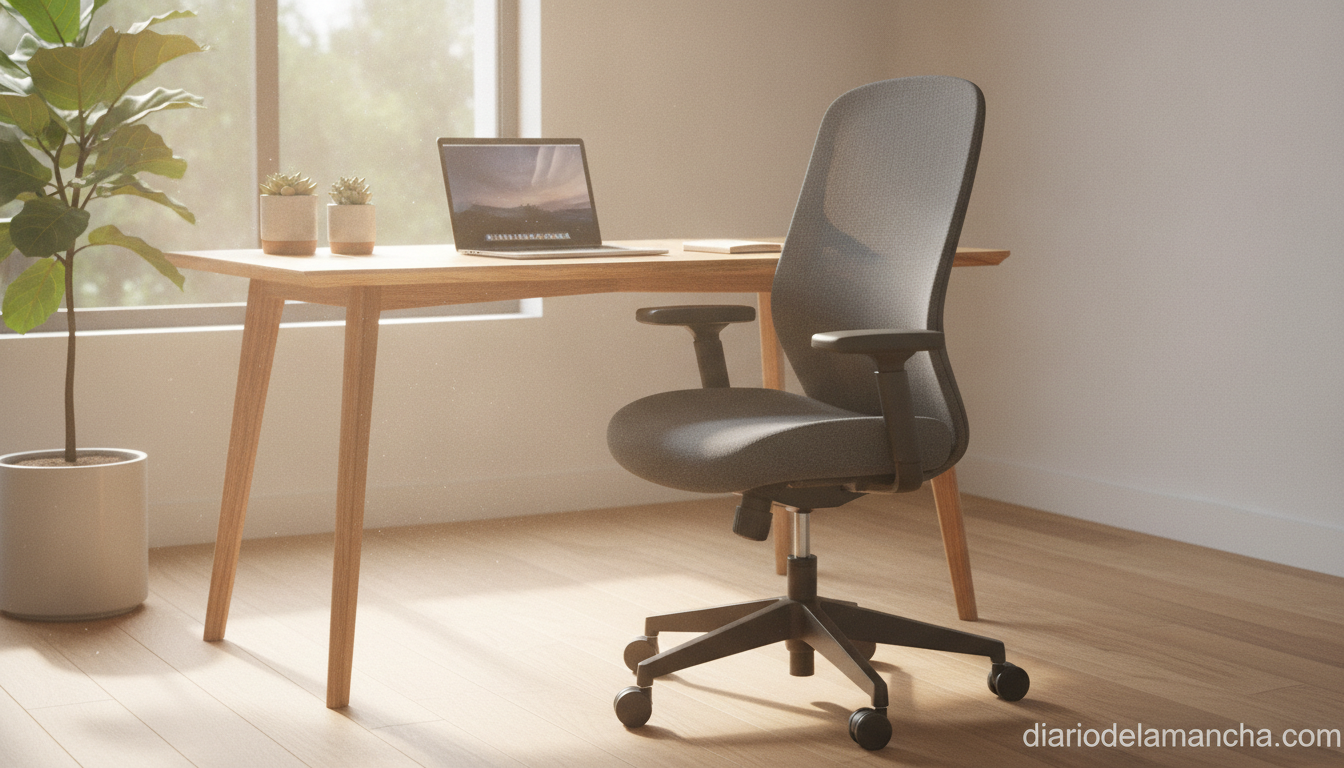 Silla ergonómica oficina teletrabajo soporte lumbar comparativa 2026