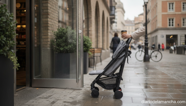 Silla de paseo ligera plegable ciudad bebé