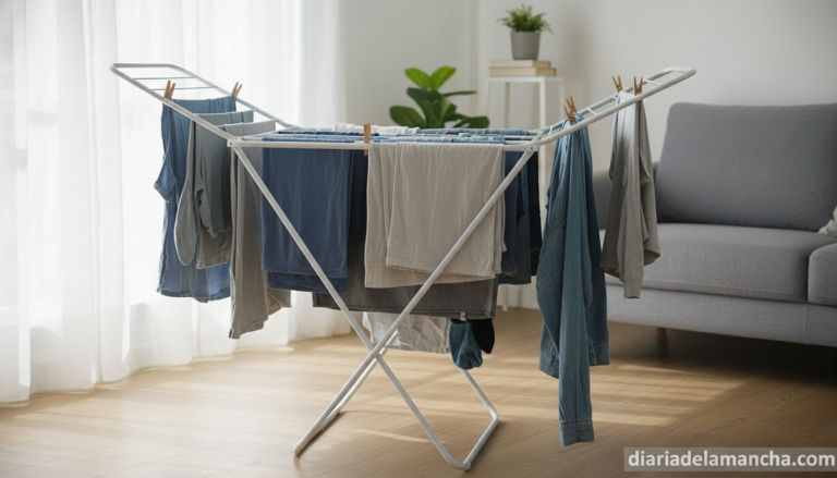 Tendedero plegable ropa interior apartamento colada secado hogar