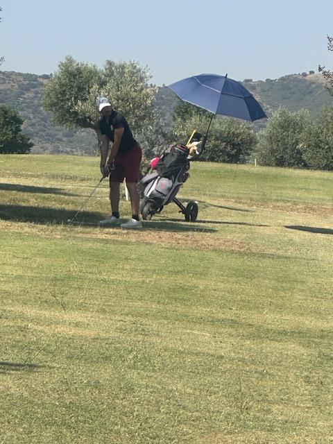 Jugadores de golf en competición en Castilla-La Mancha