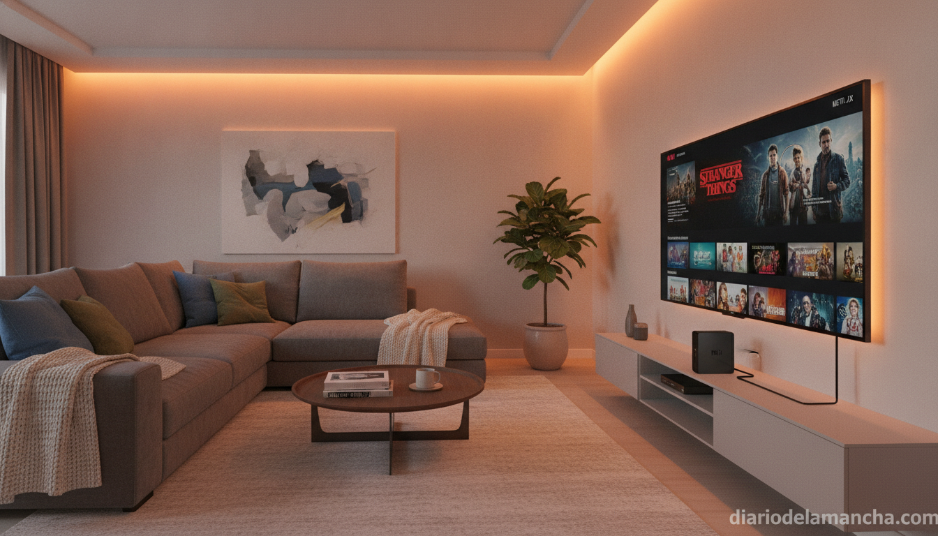Este dispositivo Xiaomi por menos de 50€ transforma tu televisor en una Smart TV 1 Xiaomi TV Box S convierte televisión en Smart TV 4K salón