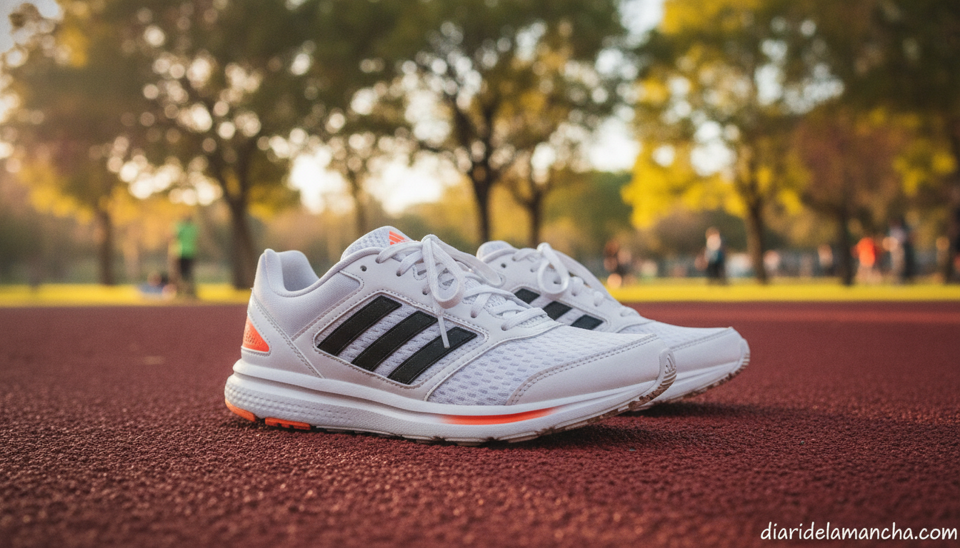 Zapatillas Adidas running principiantes con mediasuela amortiguada