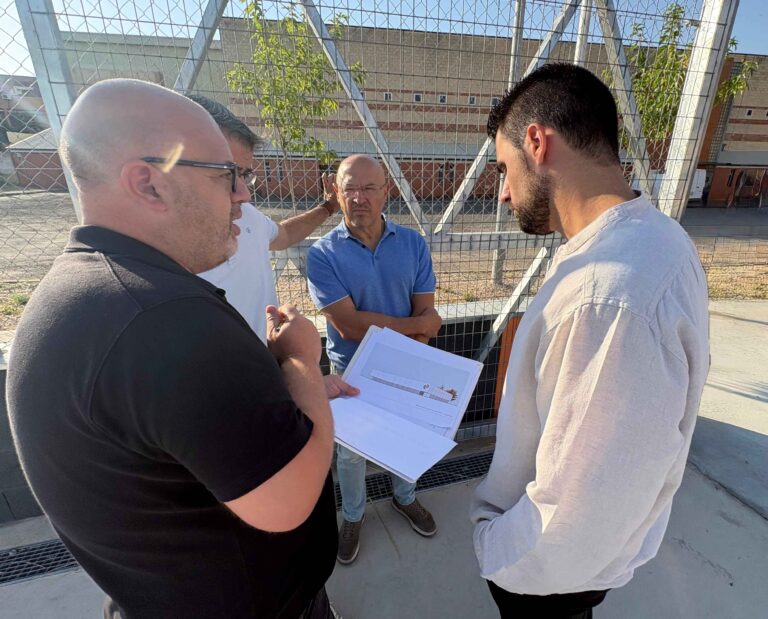 Pistas polideportivas de Puerta de Santa María en Ciudad Real que serán cubiertas