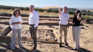 Excavación arqueológica en el Parque Arqueológico de Alarcos, Ciudad Real
