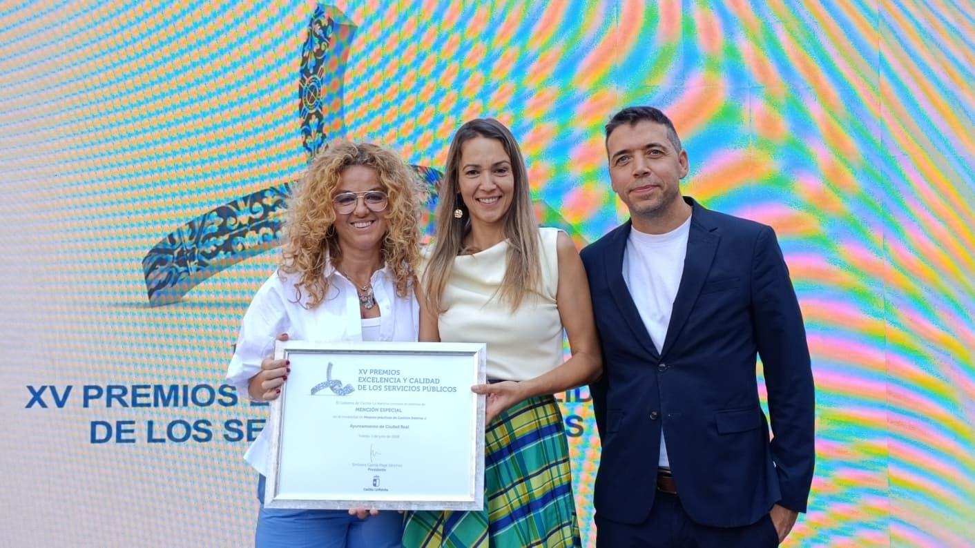 Concejal Mar Sánchez en la entrega de los XV Premios a la Excelencia en Servicios Públicos de Castilla-La Mancha