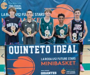 Entrega de trofeos del torneo internacional de minibasket La Roda U12M 2026