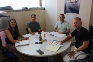 Reunión de trabajo entre la Junta de Comunidades de Castilla-La Mancha y la Federación de Baloncesto de Castilla-La Mancha