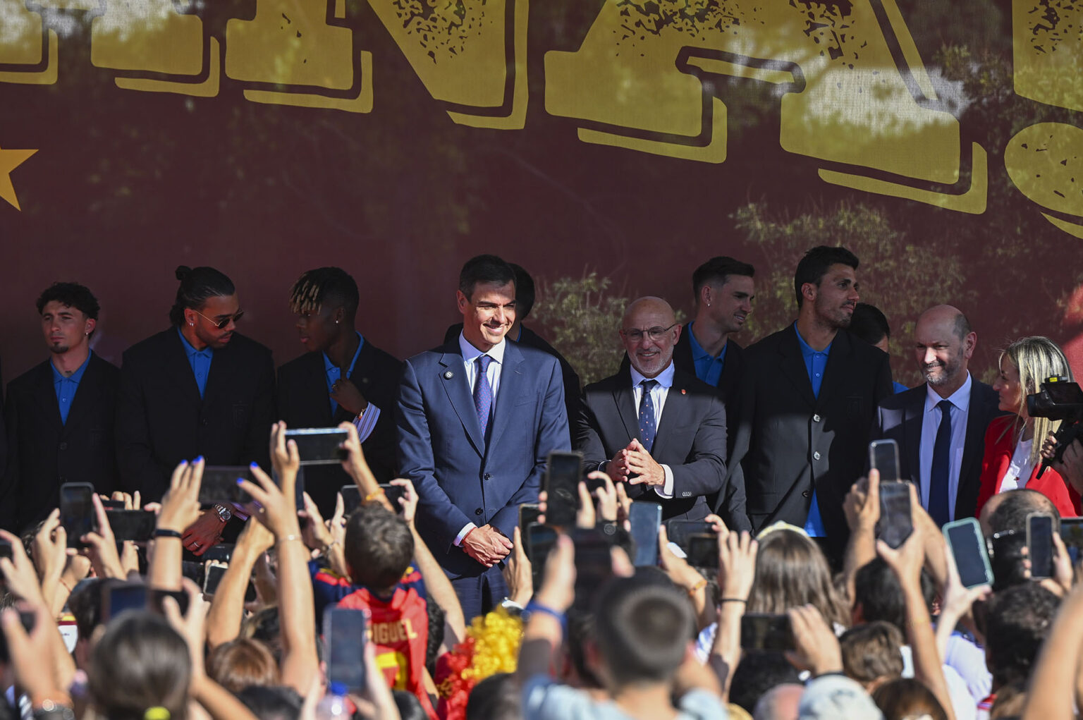 La Moncloa celebra: Pedro Sánchez recibe a la selección española campeona del mundo 2