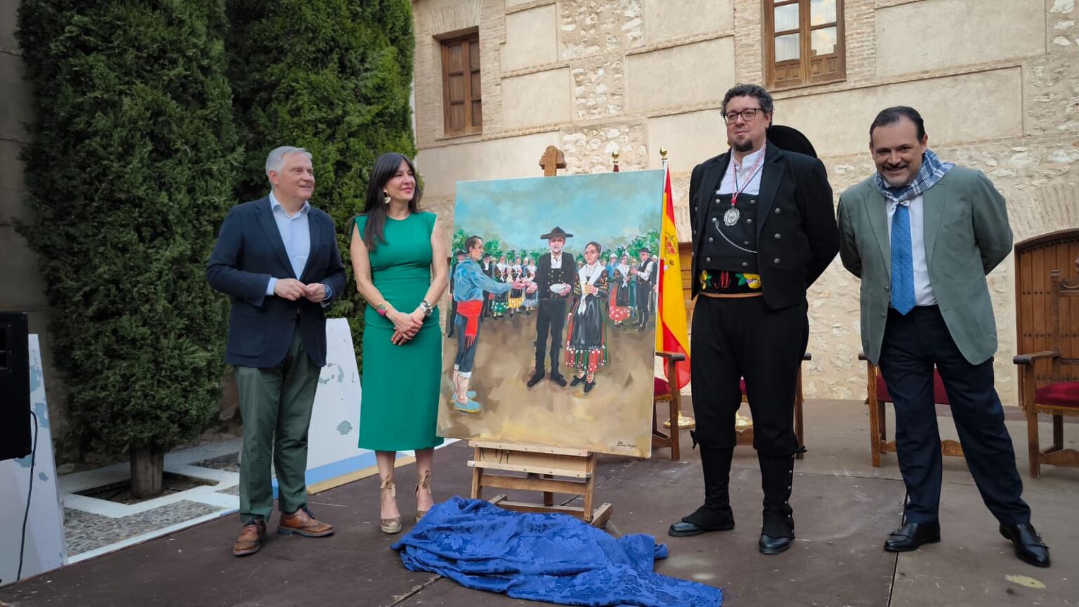 Presentación del primer cartel oficial de la Pandorga en el Museo López Villaseñor de Ciudad Real