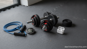 Accesorios de gimnasio para entrenar en casa