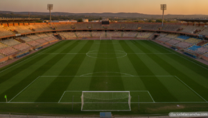 Campo de fútbol vacío, imagen ilustrativa