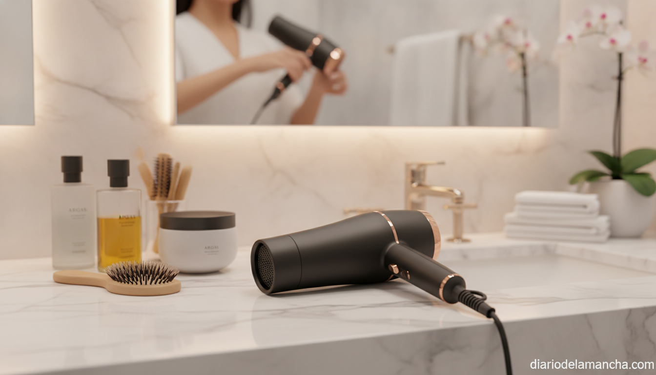 Cecotec revoluciona con su lavadora sin correas de 12 kg y ofrece descuento de 120 € 1 Secador de pelo Cecotec Bolero DressCode en baño