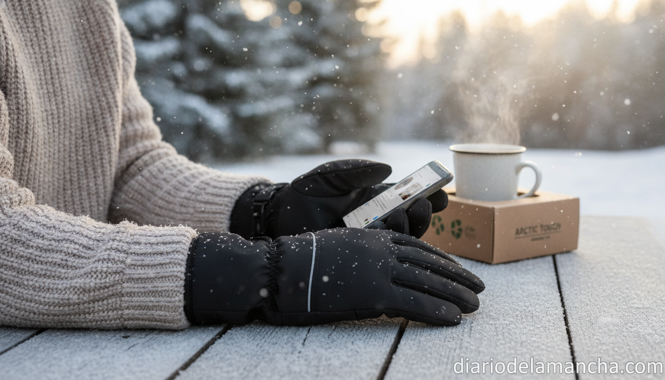 70.000 reseñas confirman: guantes térmicos táctiles triunfan en ventas en Amazon 1 Guantes térmicos táctiles para invierno con pantalla móvil