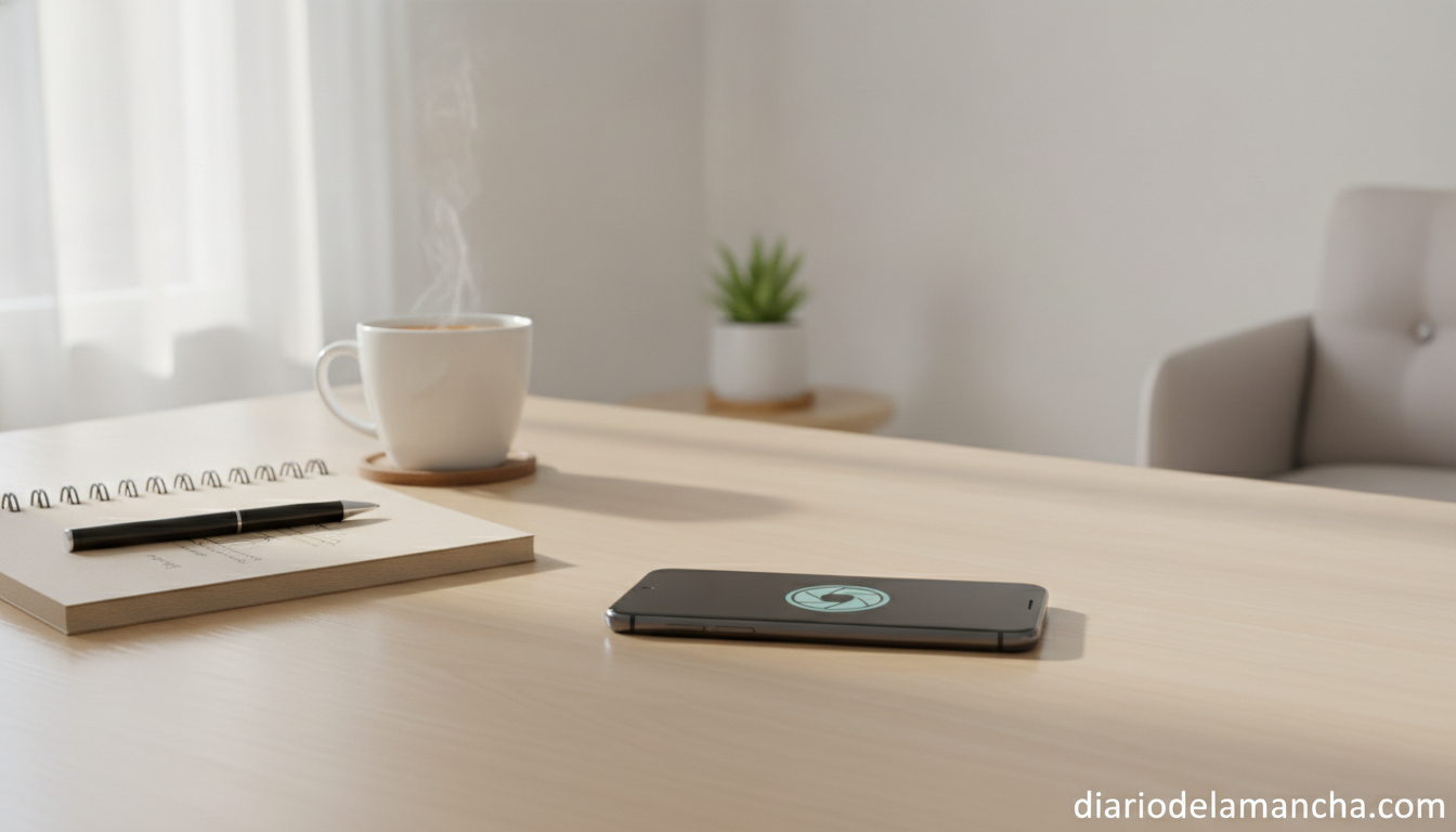 el iPhone 16e reduce su precio y promete durabilidad para muchos años en el mercado 1 Smartphone iPhone 16e sobre escritorio de madera