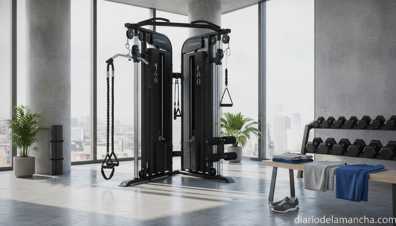 Maximiza tu forma física desde casa con máquinas de entrenamiento revolucionarias 1 Máquina de entrenamiento funcional en gimnasio casero