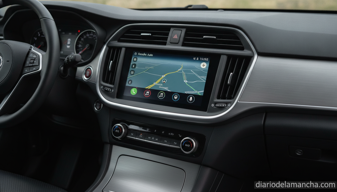 Pantalla con Android Auto por menos de 30€ 1 Pantalla Android Auto CarPlay de 7 pulgadas instalada en coche