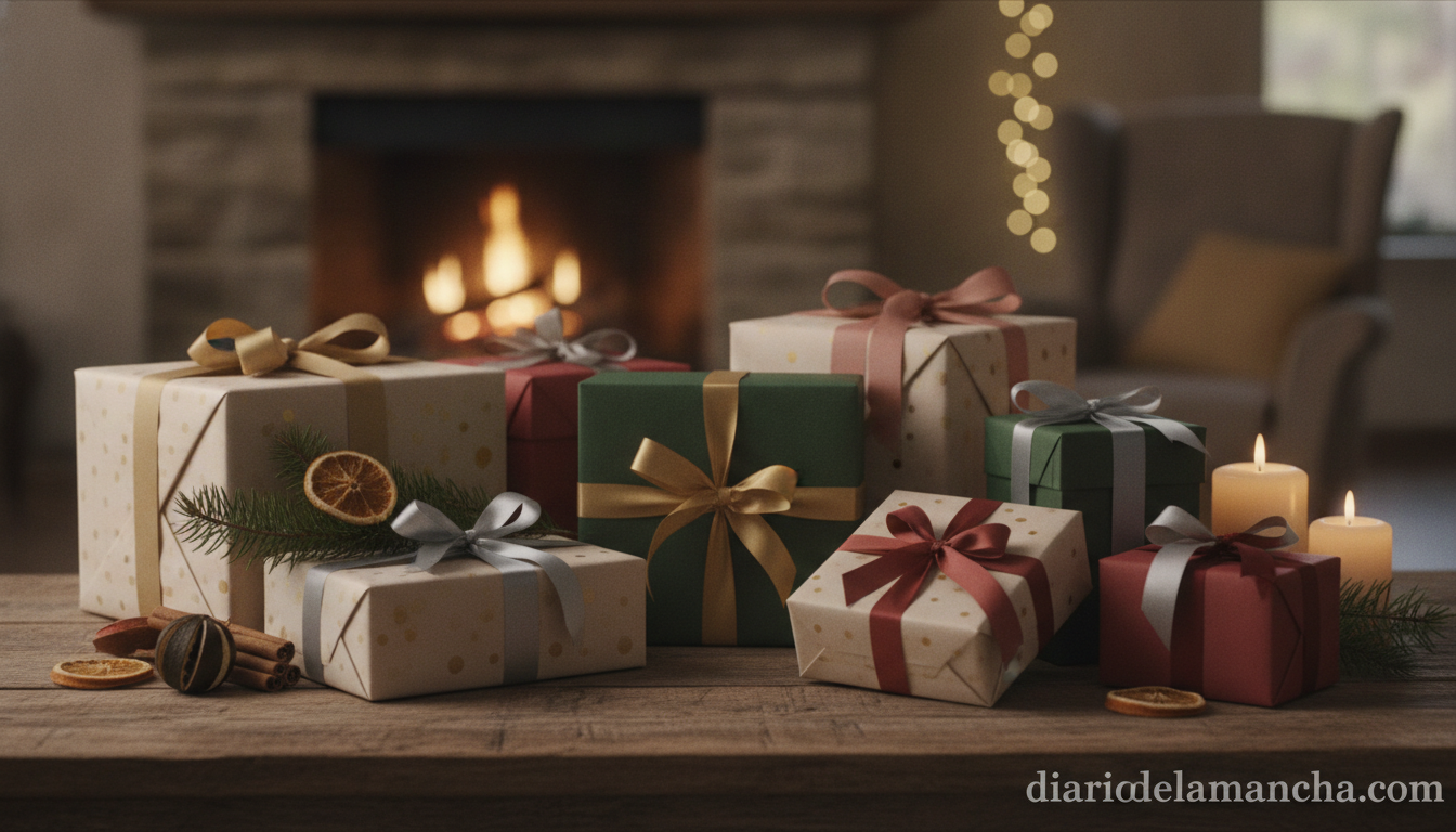 Regalos de última hora envueltos para Reyes