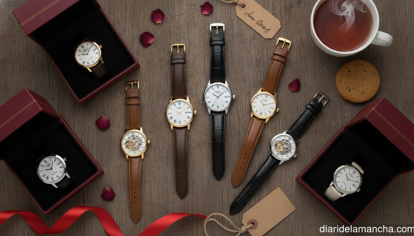 Seleccion de relojes analogicos para hombre y mujer como regalo
