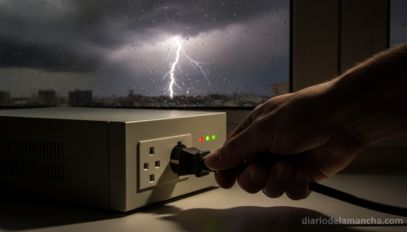 Mi análisis exhaustivo de sistemas de alimentación ininterrumpida: una guía comparativa 2 Conectando el SAI durante una tormenta electrica