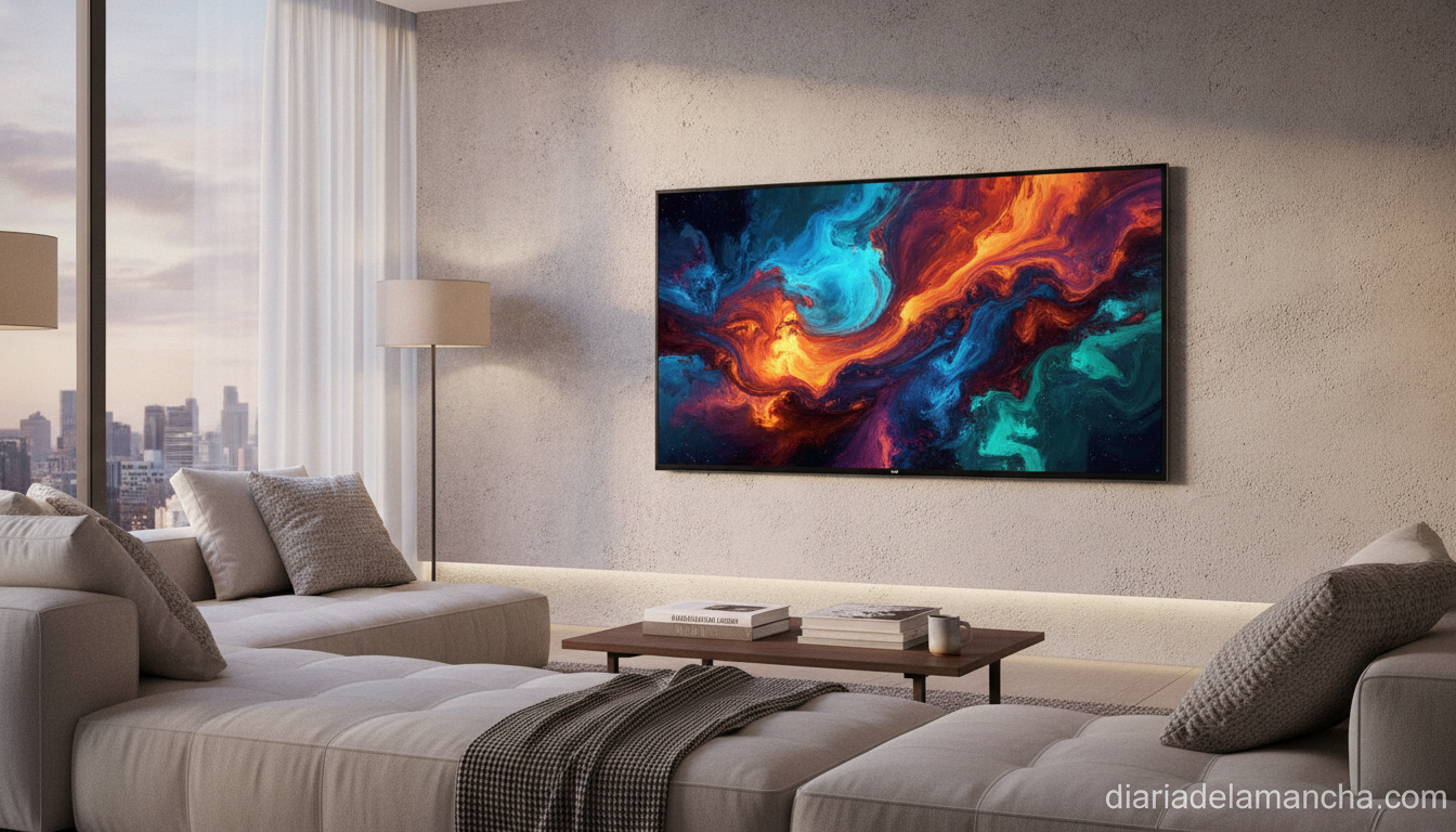 Smart TV LG en un salón moderno