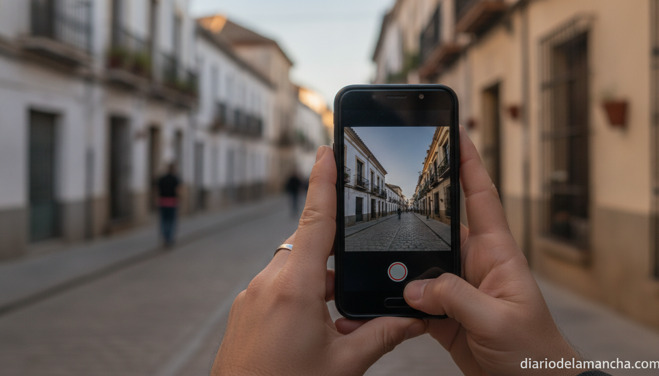 Los móviles de calidad a bajo coste que todos desean 2 Persona usando un smartphone economico en la calle