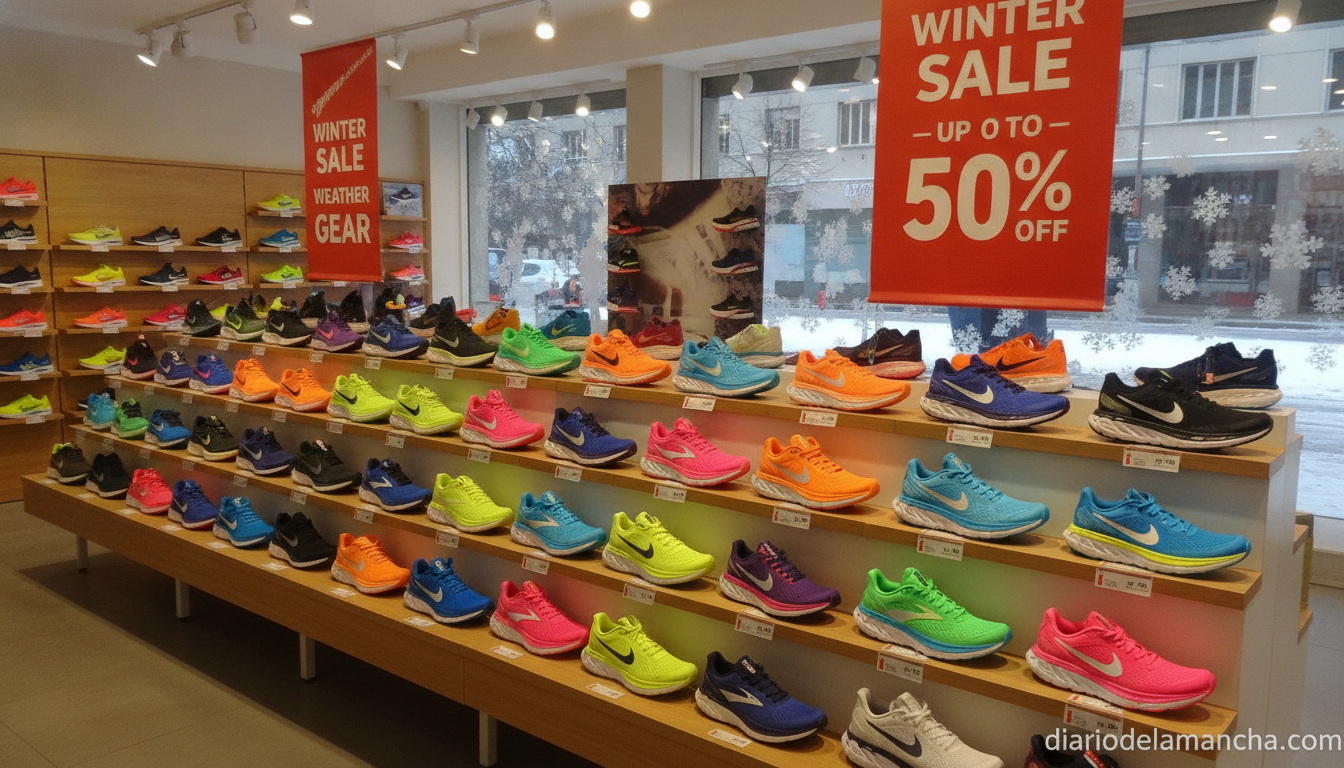 Zapatillas deportivas en oferta de rebajas de invierno
