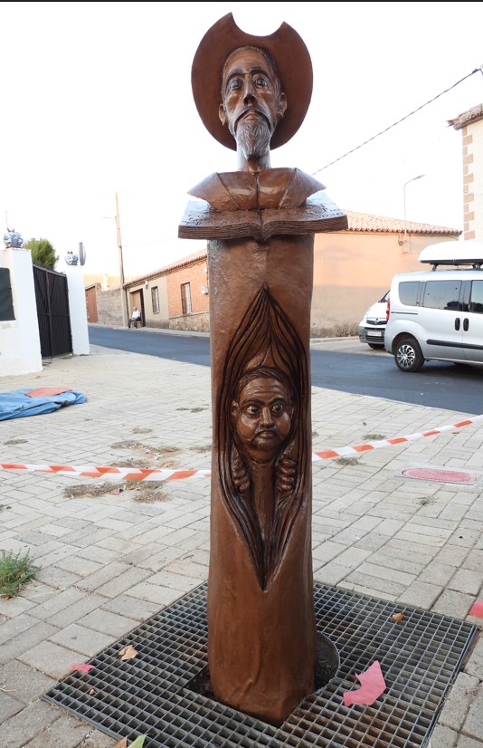 El Villar da la Bienvenida a sus Fiestas del Agua con la Inauguración de una Escultura de Don Quijote y Sancho Panza por Máximo Sáez 5 El Villar da la Bienvenida a sus Fiestas del Agua con la Inauguración de una Escultura de Don Quijote y Sancho Panza por Máximo Sáez 5