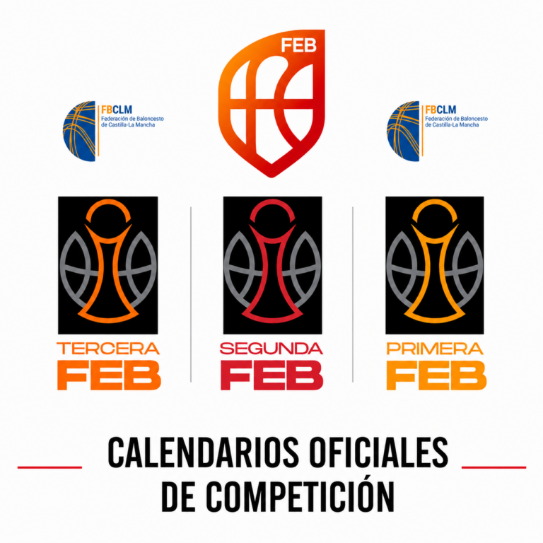 Calendario de competiciones FEB 2026-2027 de Castilla-La Mancha