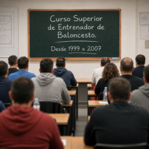 Infografía sobre la homologación del curso superior de entrenador de baloncesto entre 1999 y 2007