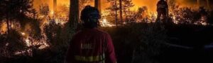 Incendio forestal afectando a zona natural de Castilla-La Mancha