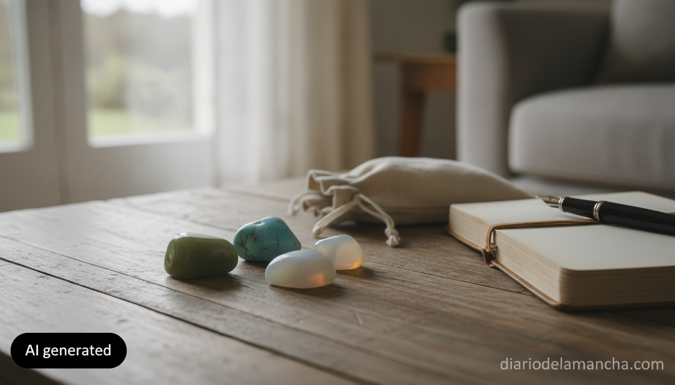 Tu guía definitiva 2025: Los mejores kits de piedras para la ansiedad y depresión 1 Kit de piedras naturales jade amazonita opalina para la ansiedad