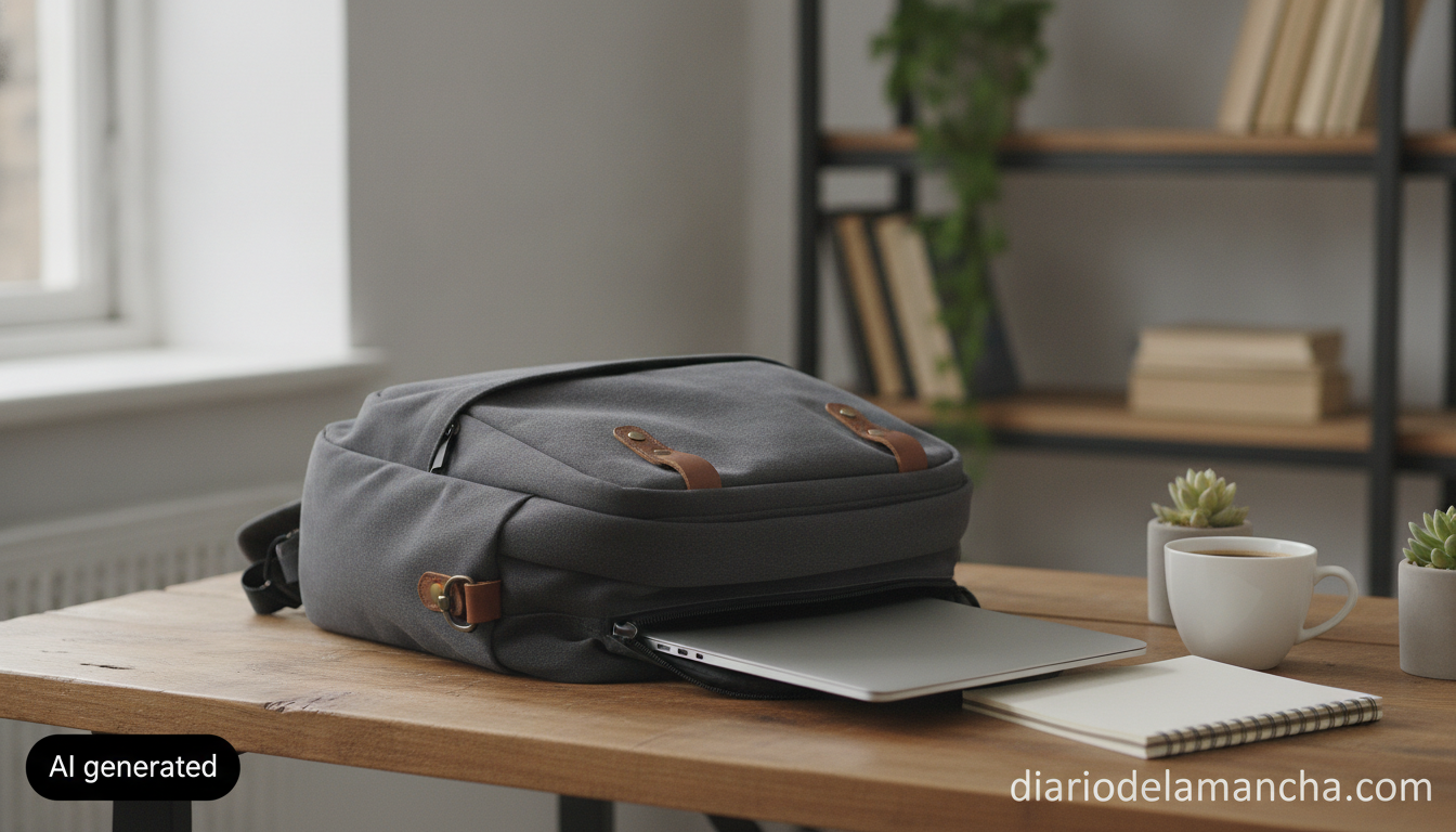 Evaluando mochilas para portátiles de 15,6 pulgadas: mi elección destacada 1 Mochila para portátil de 15,6 pulgadas en oficina en casa